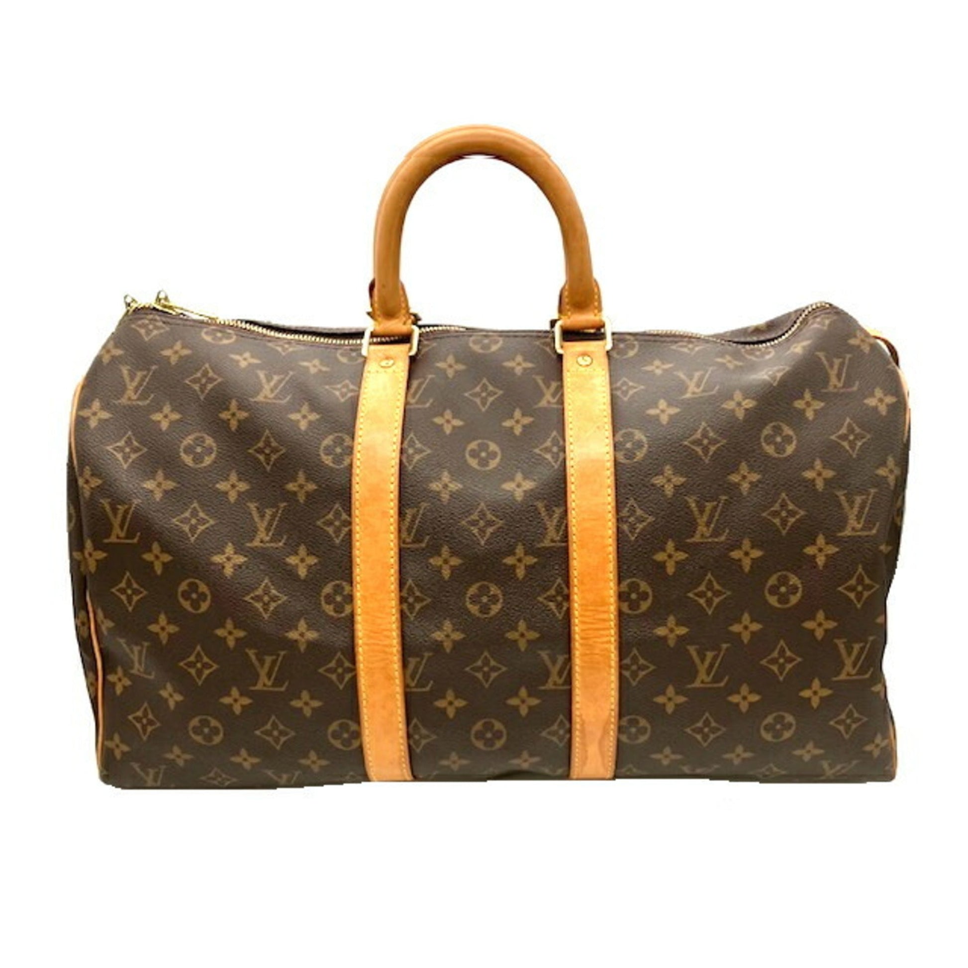 LOUIS VUITTON Monogram Keepall 45 Shoulder Boston Bag Men Women