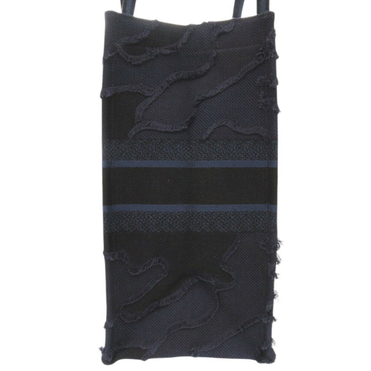Christian Dior Navy Canvas Tote Bag  