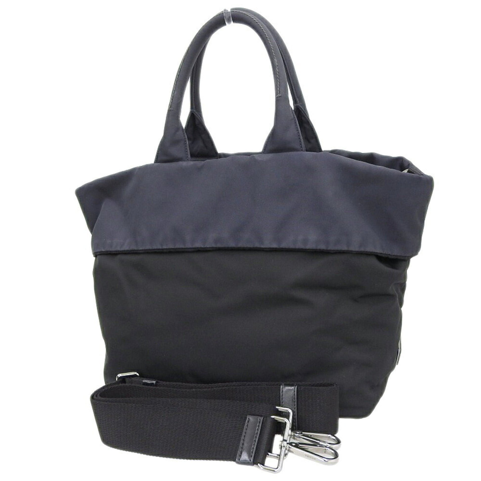 Prada reversible 2WAY Bag nylon black navy