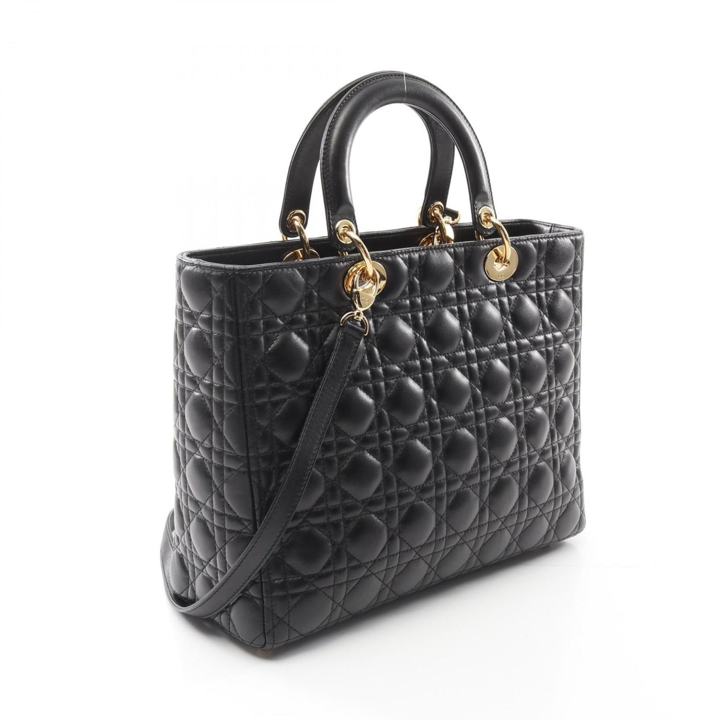 Christian Dior Black Leather Handbag  