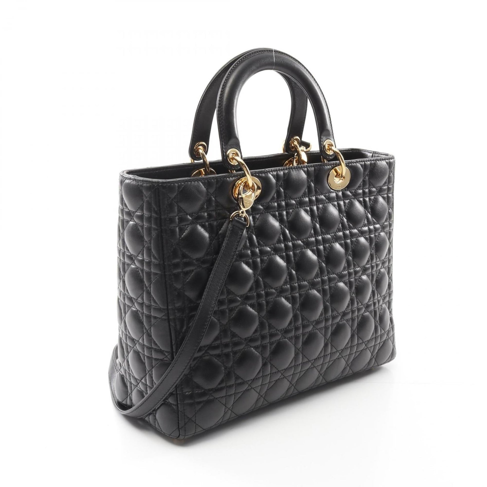 Christian Dior Black Leather Handbag  