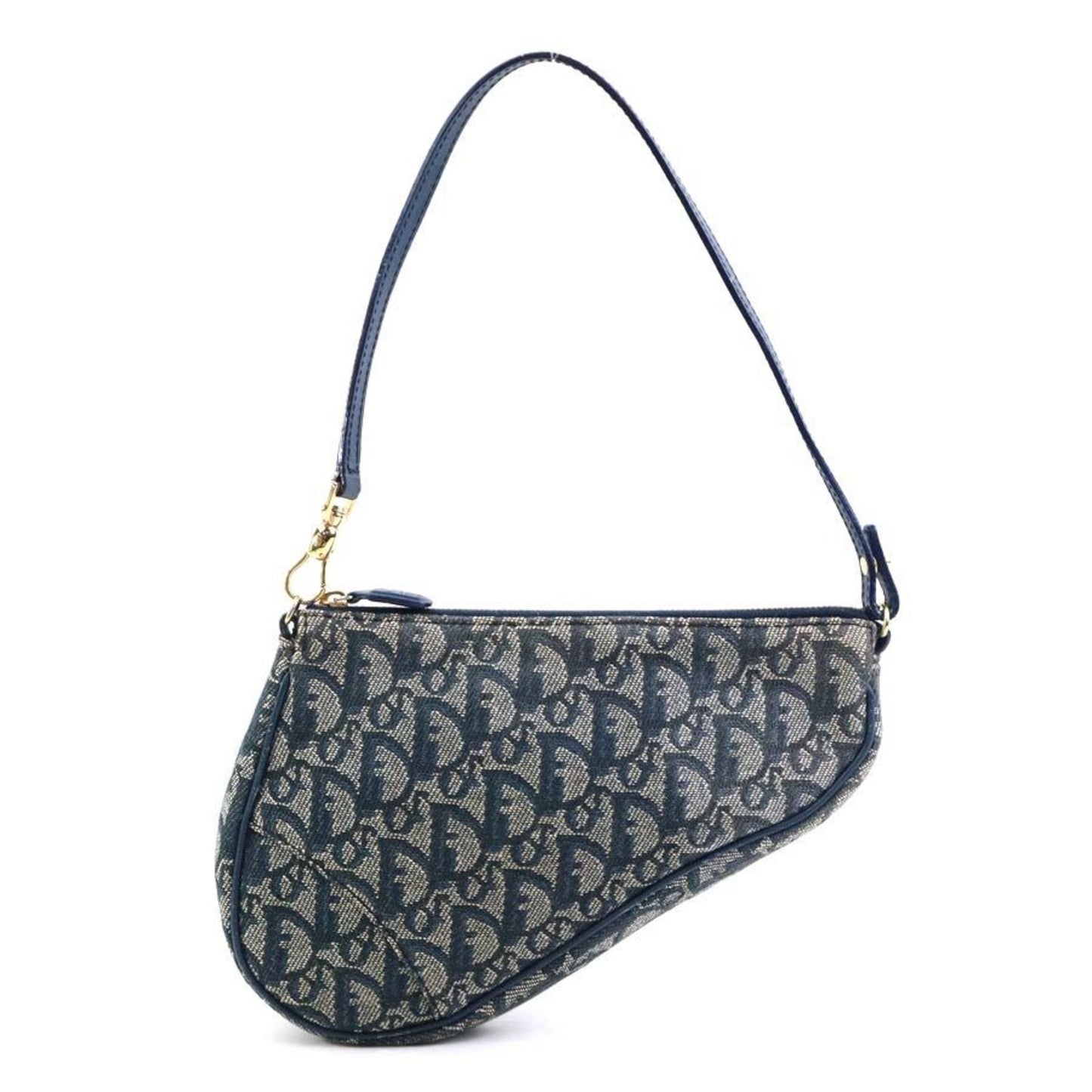 Christian Dior Navy Trotter Shoulder Bag  