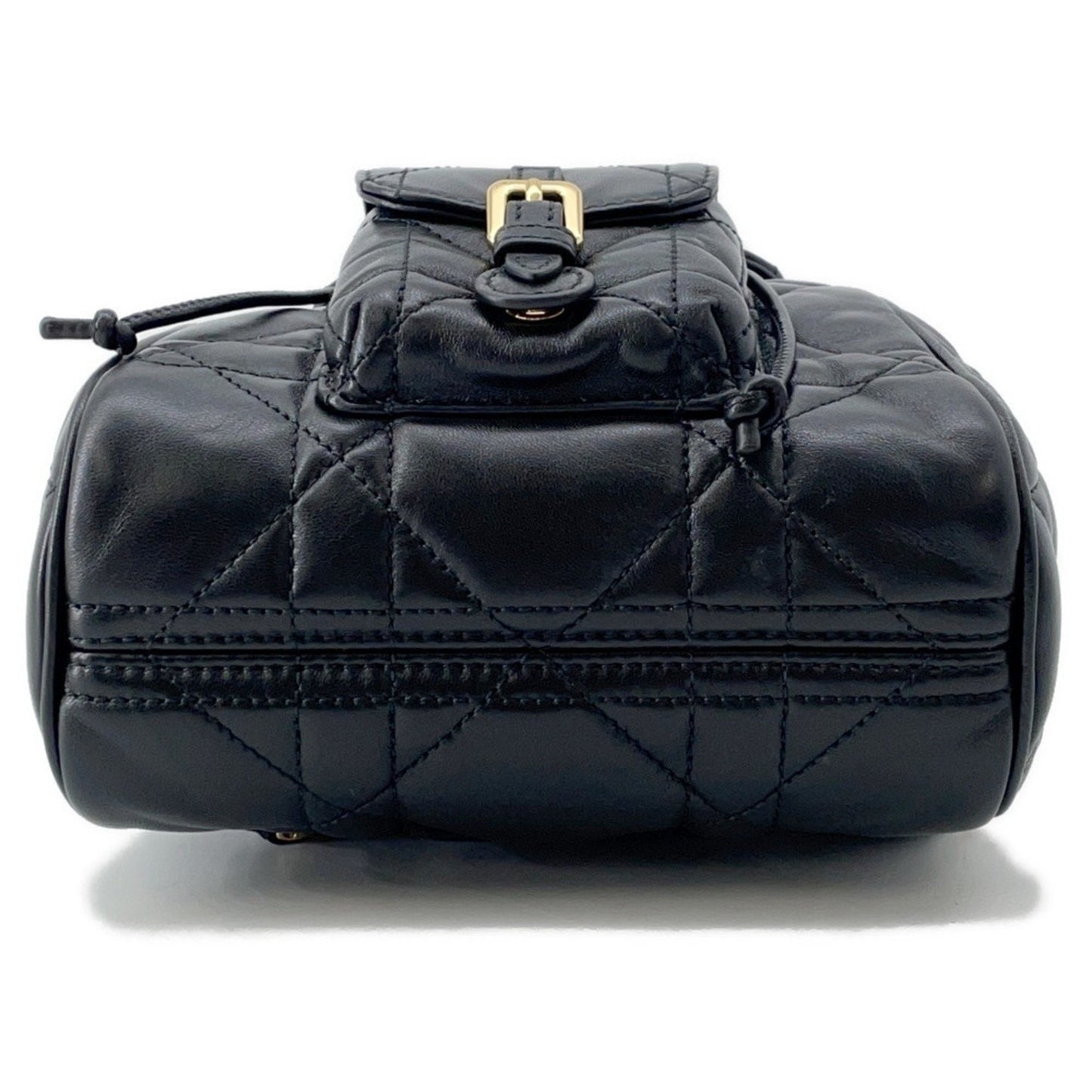 Christian Dior Black Leather Backpack  