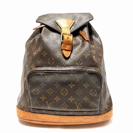 LOUIS VUITTON Monogram Montsouris GM M51135 Bag Backpack Unisex