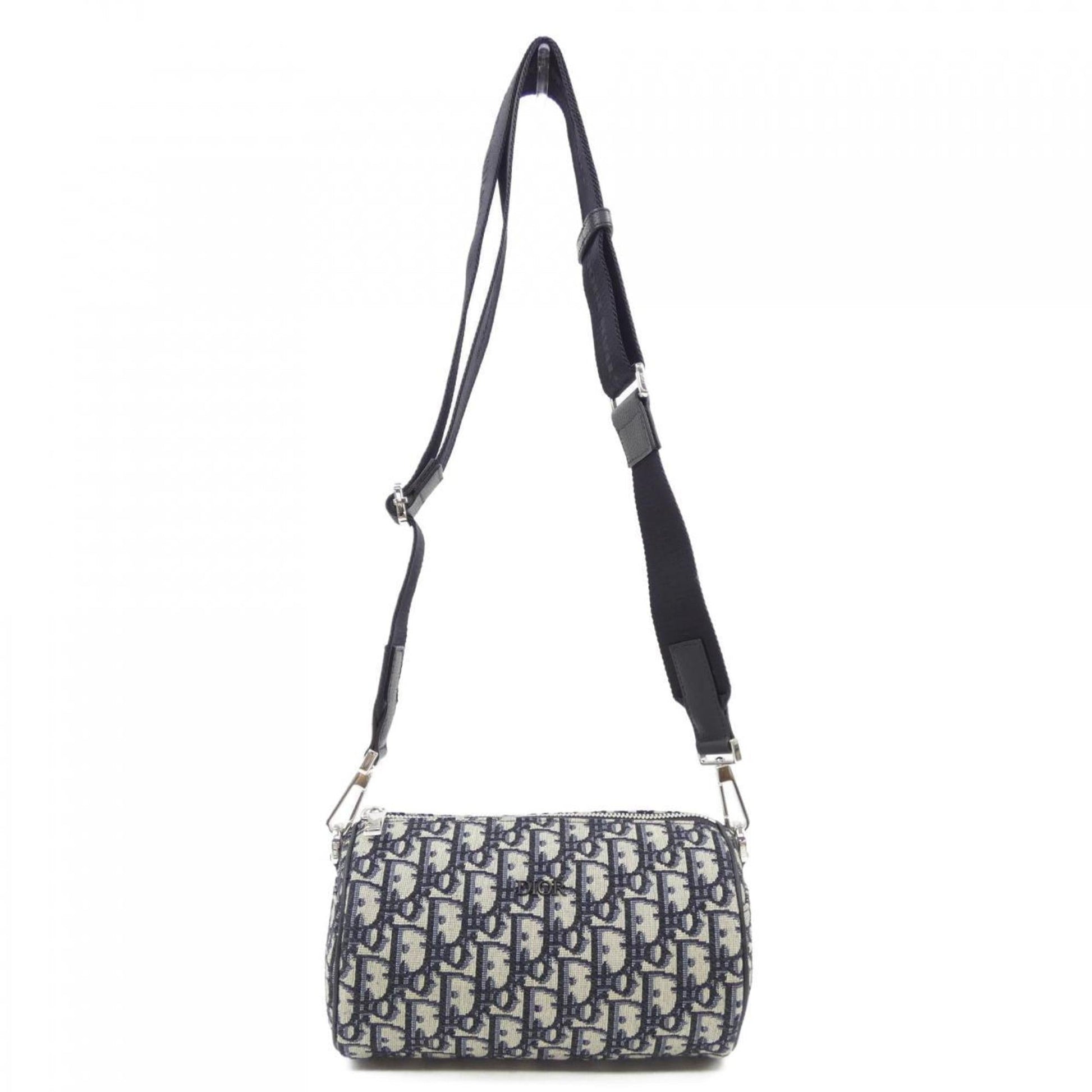 Christian Dior Beige Black Navy Handbag  
