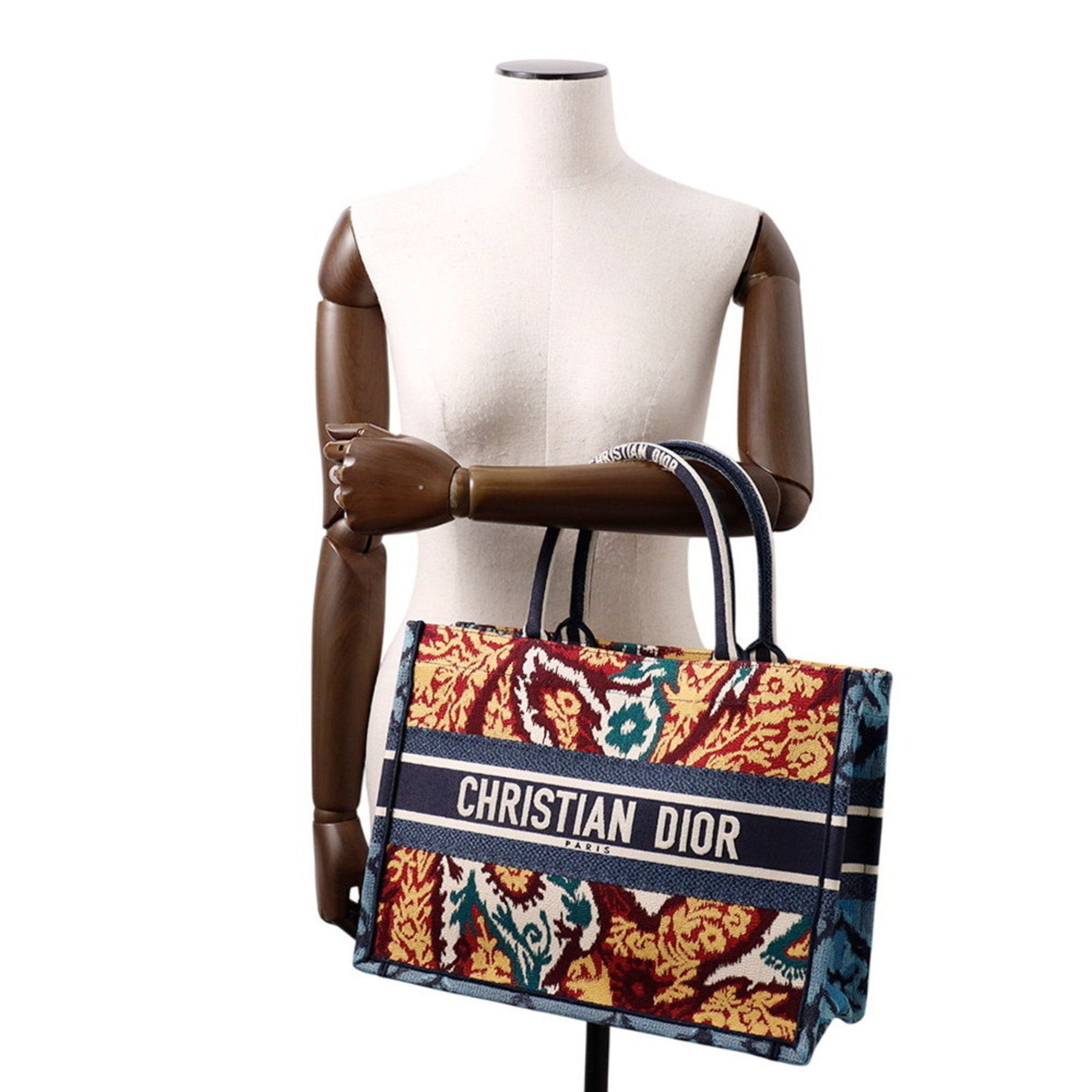 Christian Dior Multi-Color Canvas Tote Bag  