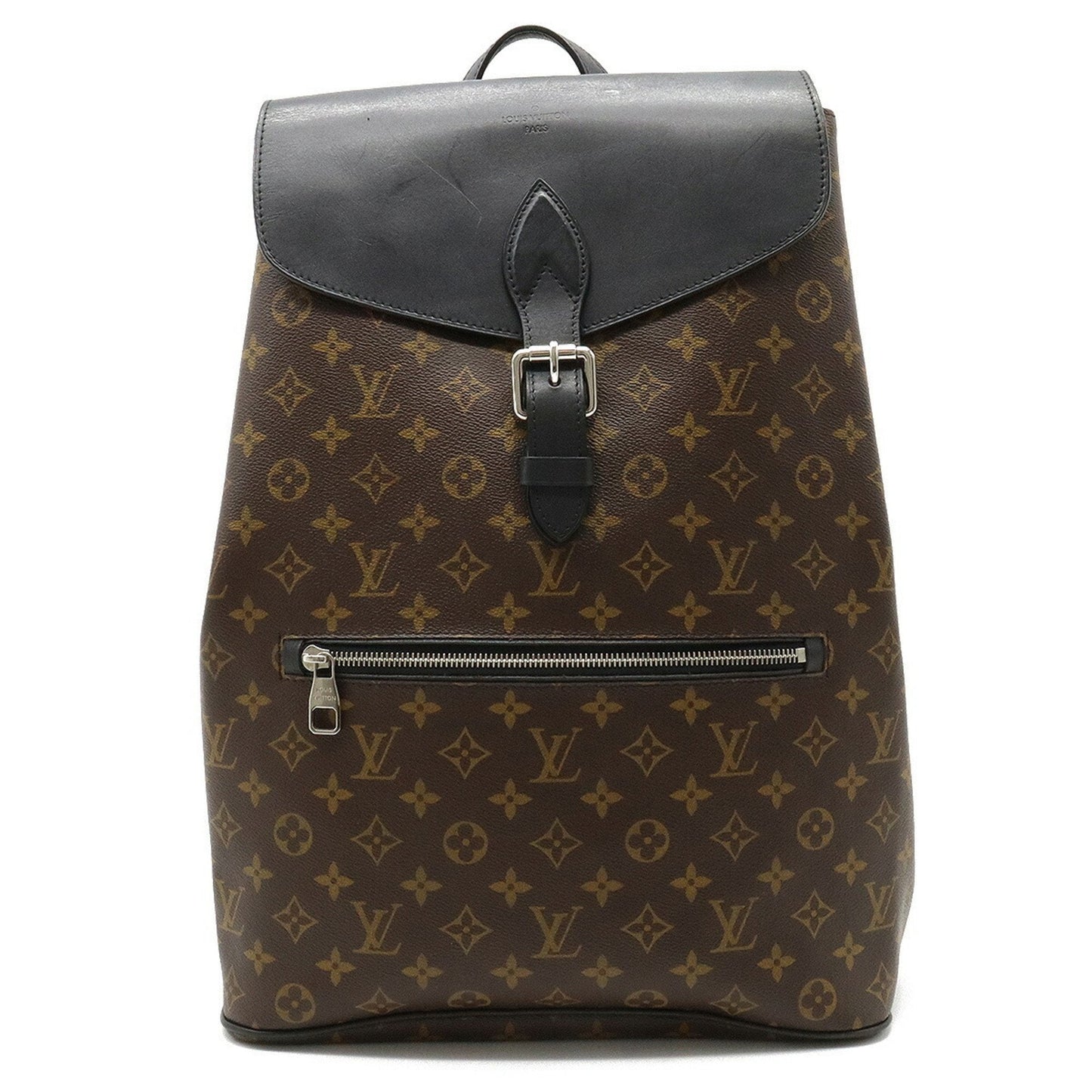 LOUIS VUITTON Monogram Macassar Parc Rucksack Backpack Shoulder Bag