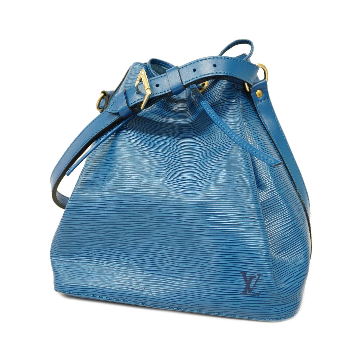 Louis Vuitton Epi Petit Noe Women's Shoulder Bag Toledo Blue