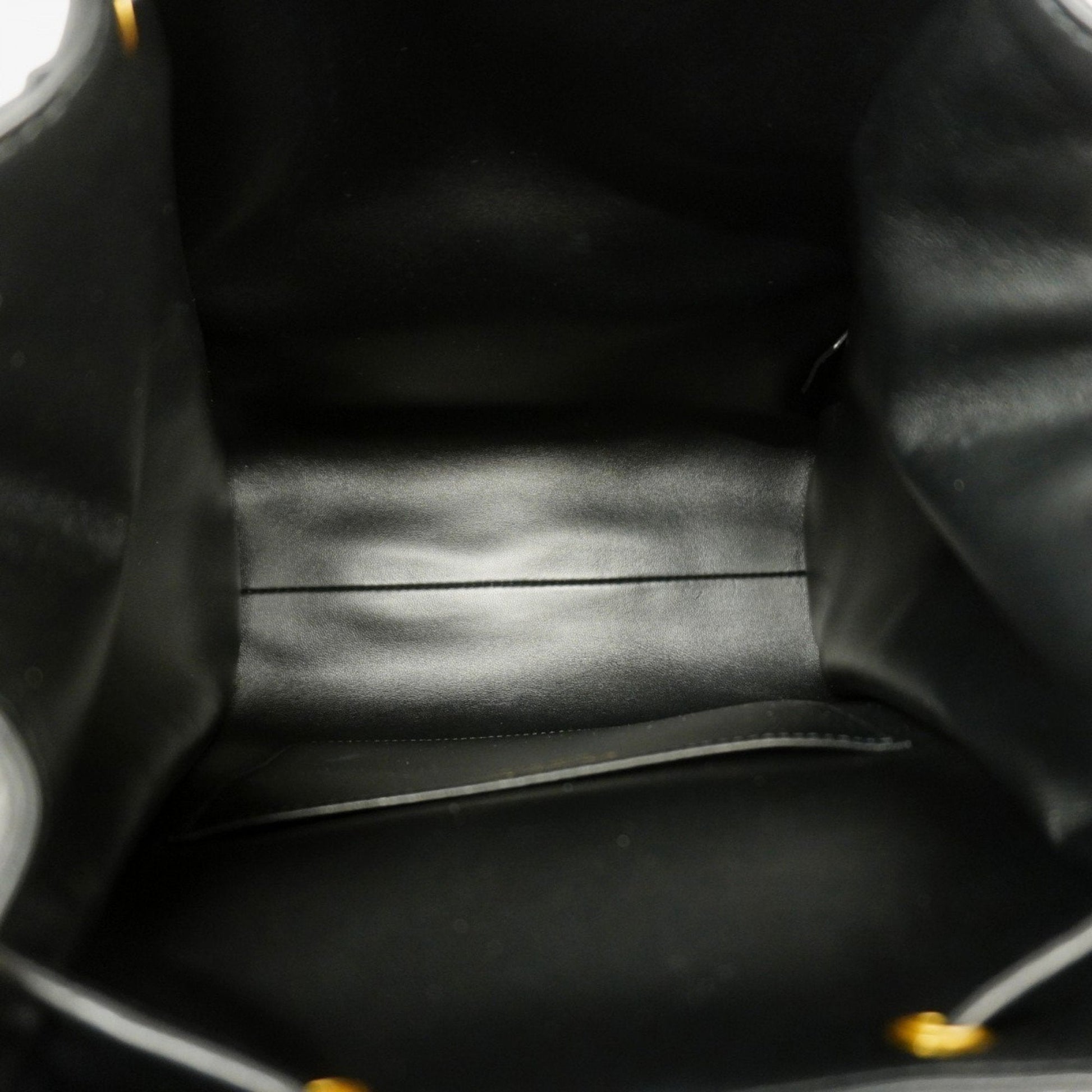 Christian Dior Black Leather Backpack  