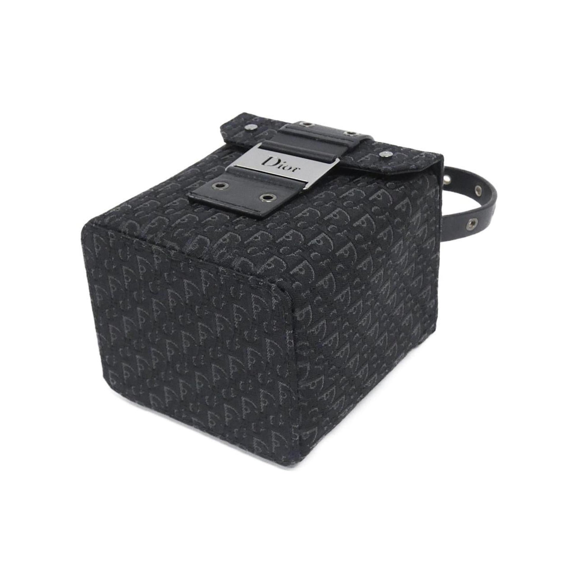Christian Dior Black Canvas Handbag  