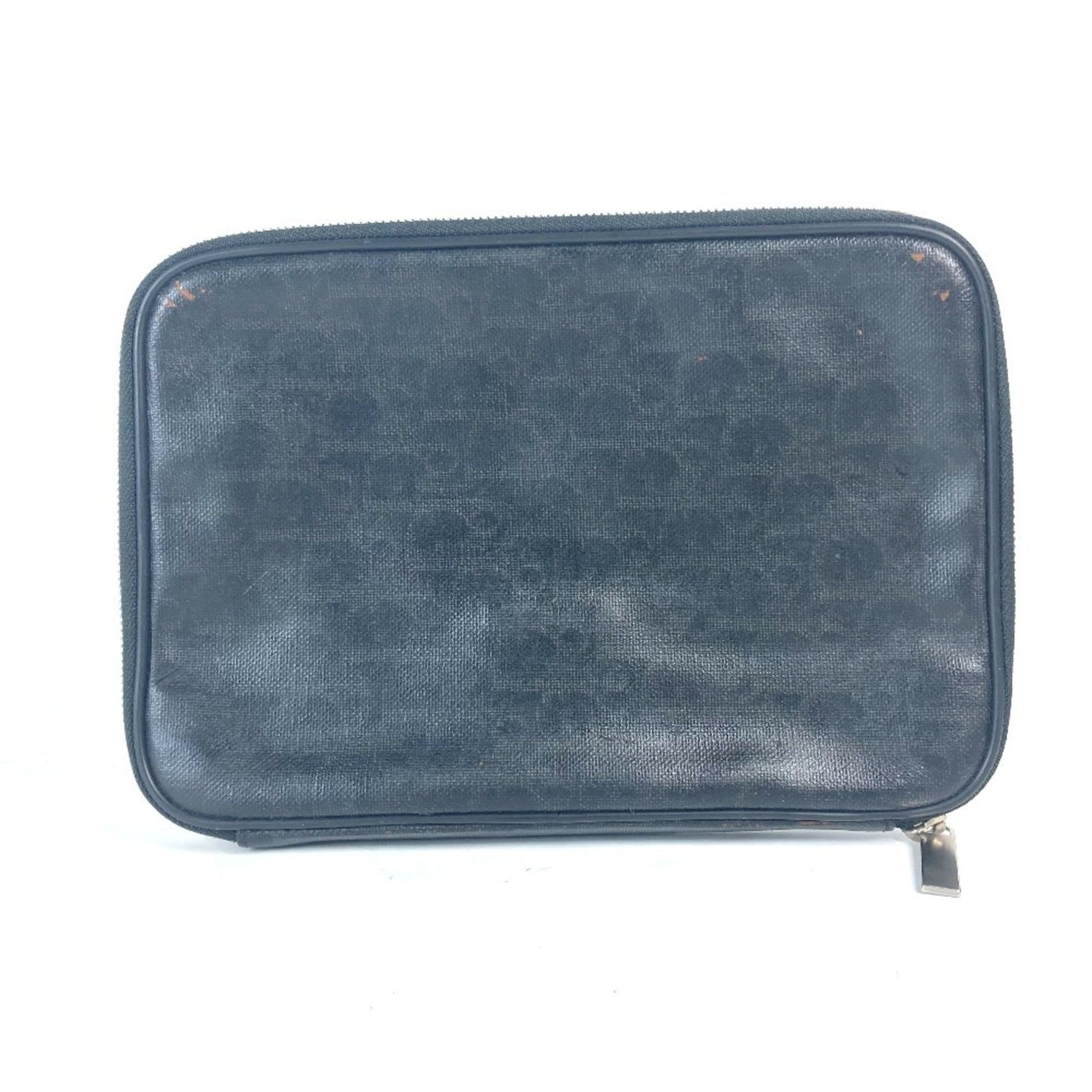 Christian Dior Black Pvc Clutch Bag Pouch  