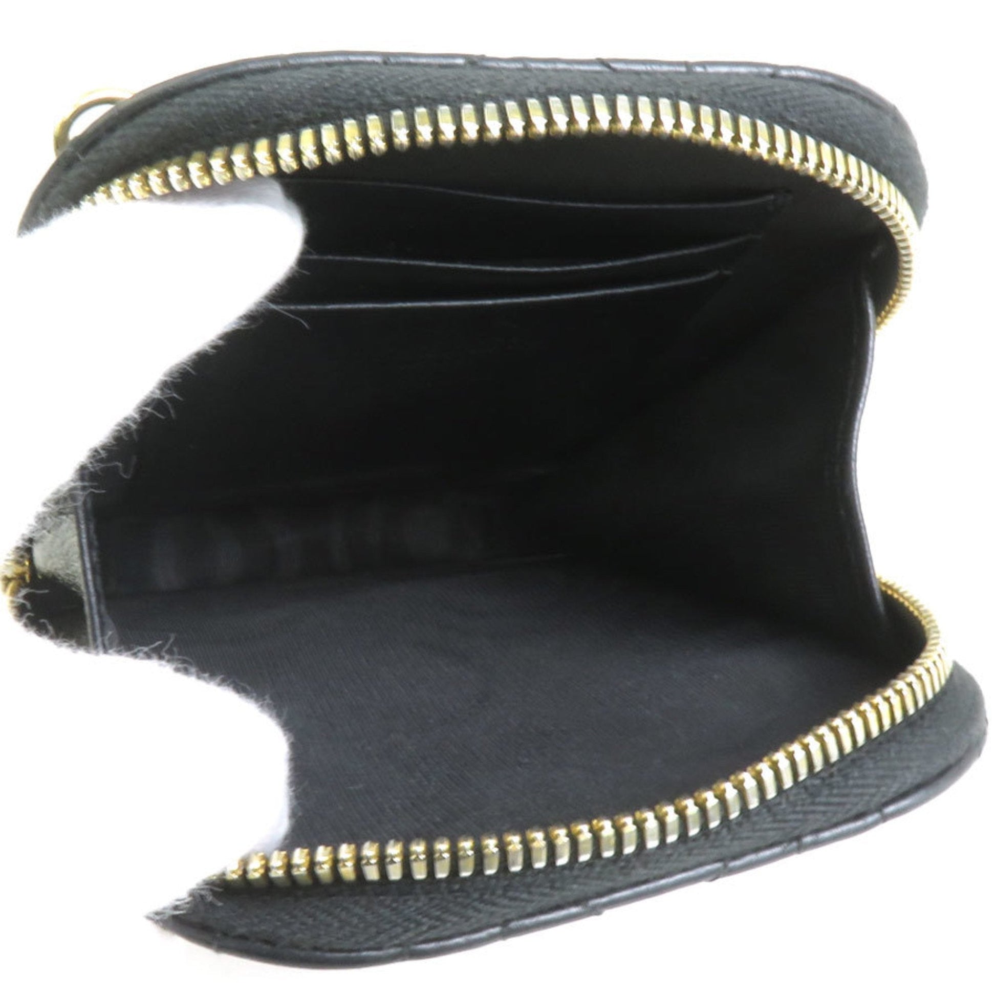 Christian Dior Black Gold Leather Metal Shoulder Bag  