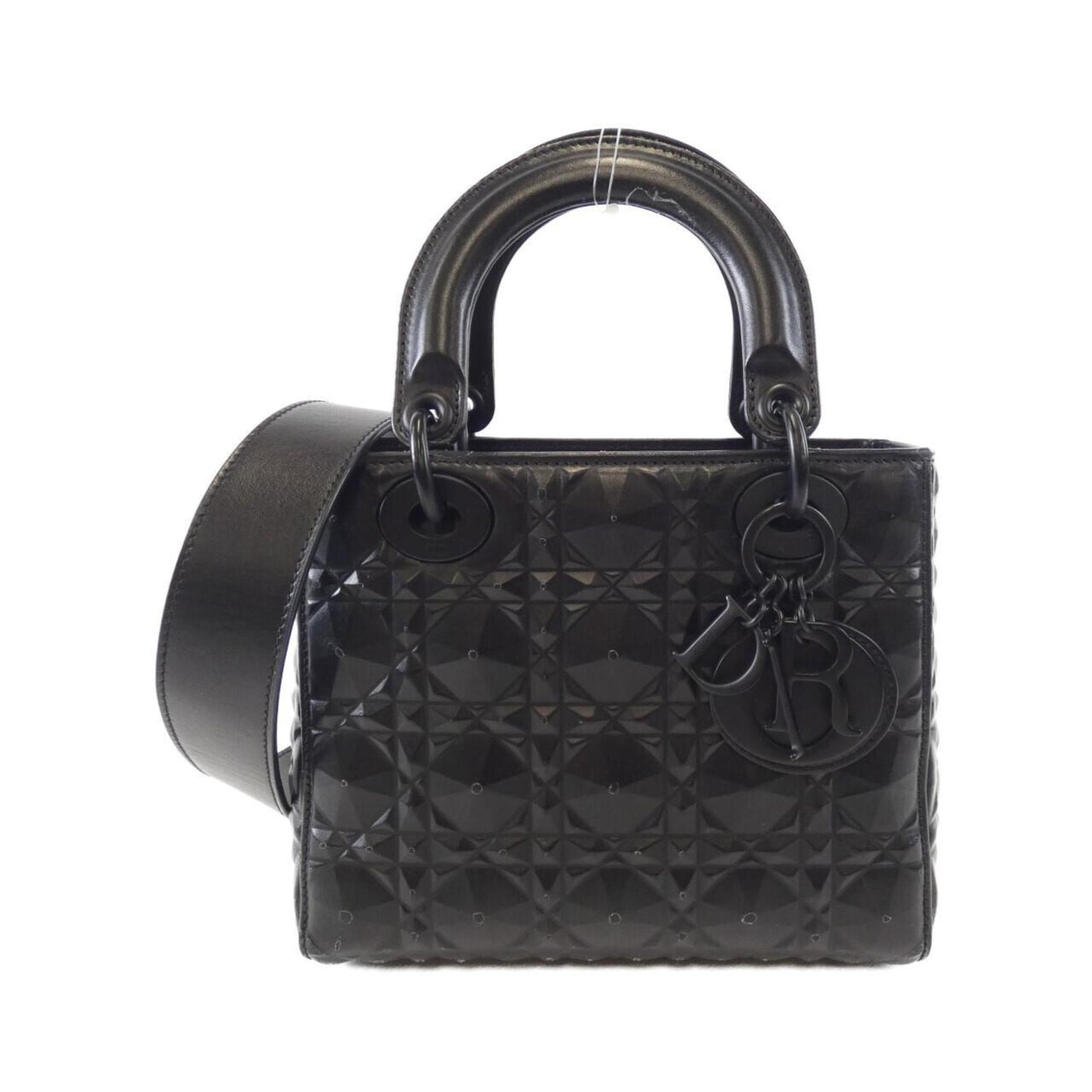 Christian Dior Black Leather Handbag  
