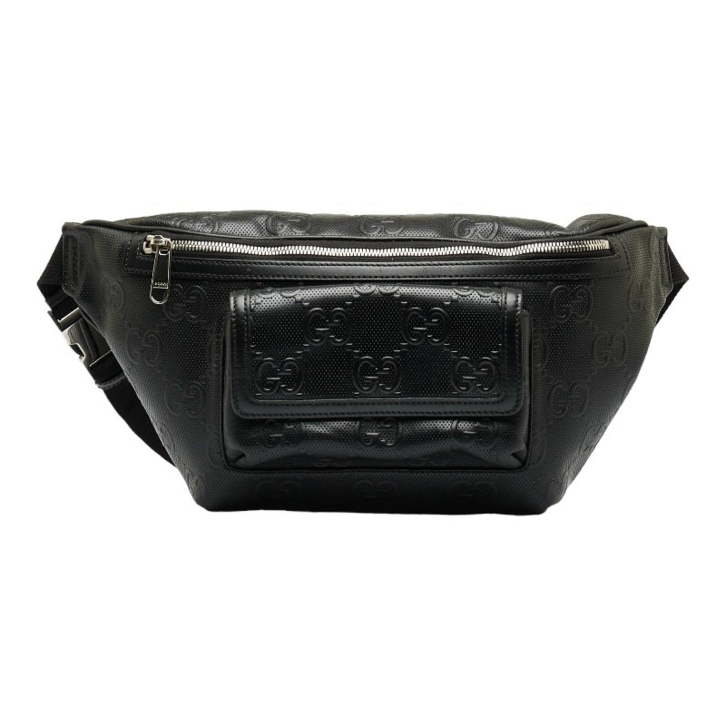 Gucci Leather Canvas Shoulder Bag