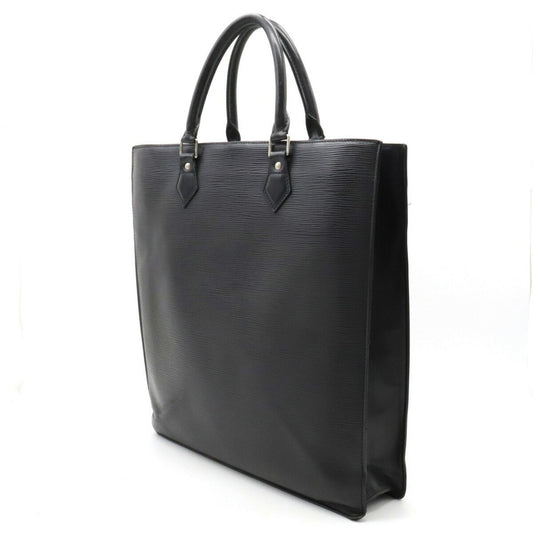 LOUIS VUITTON Epi Sac Pla Tote Bag Handbag Square Noir Black