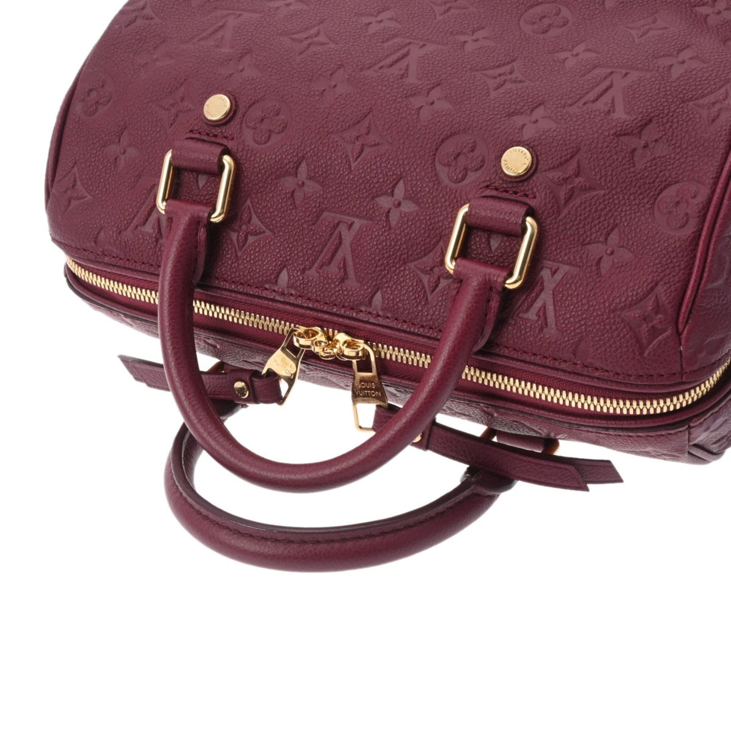 LOUIS VUITTON Monogram Empreinte Bandouliere 25 Orole Women's Leather Bag