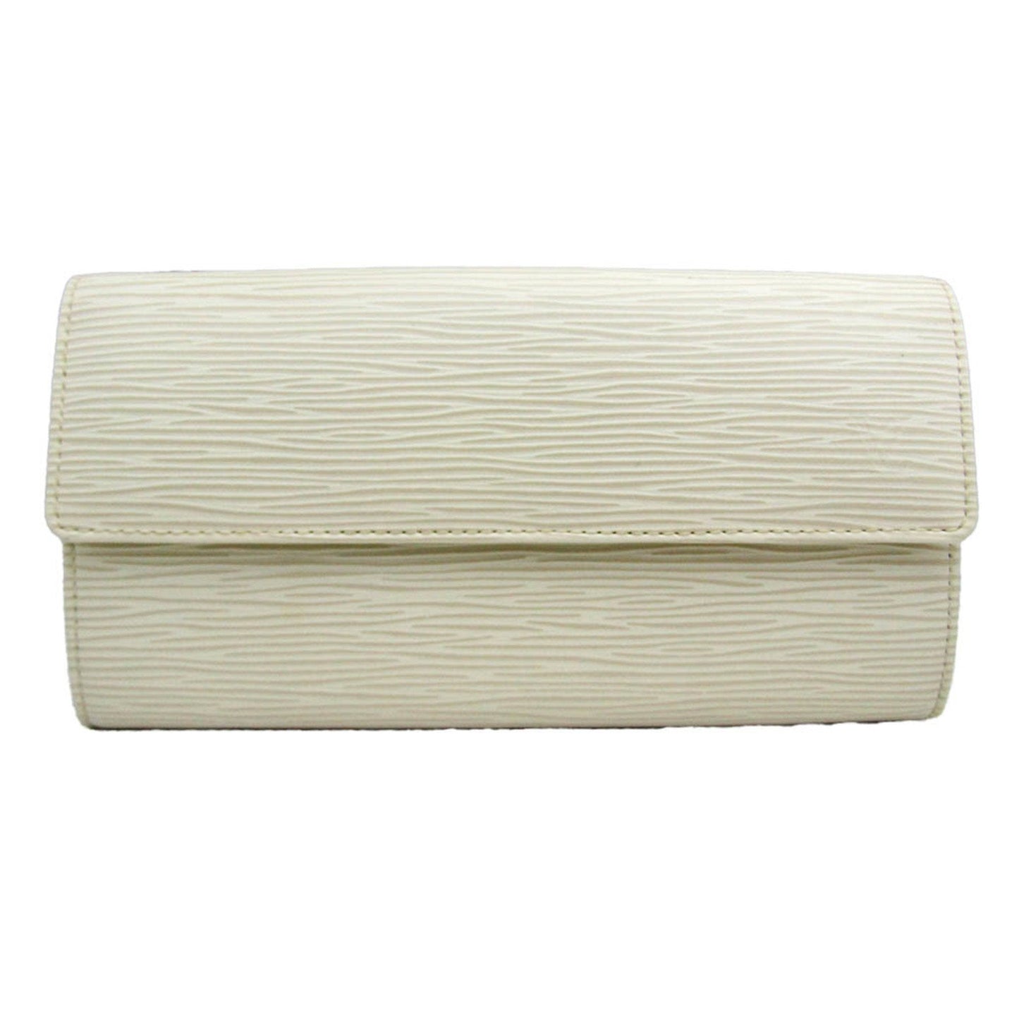 LOUIS VUITTON Epi Sarah Wallet M6516J Women's Epi Leather Long Wallet [tri-fold] LV Off White