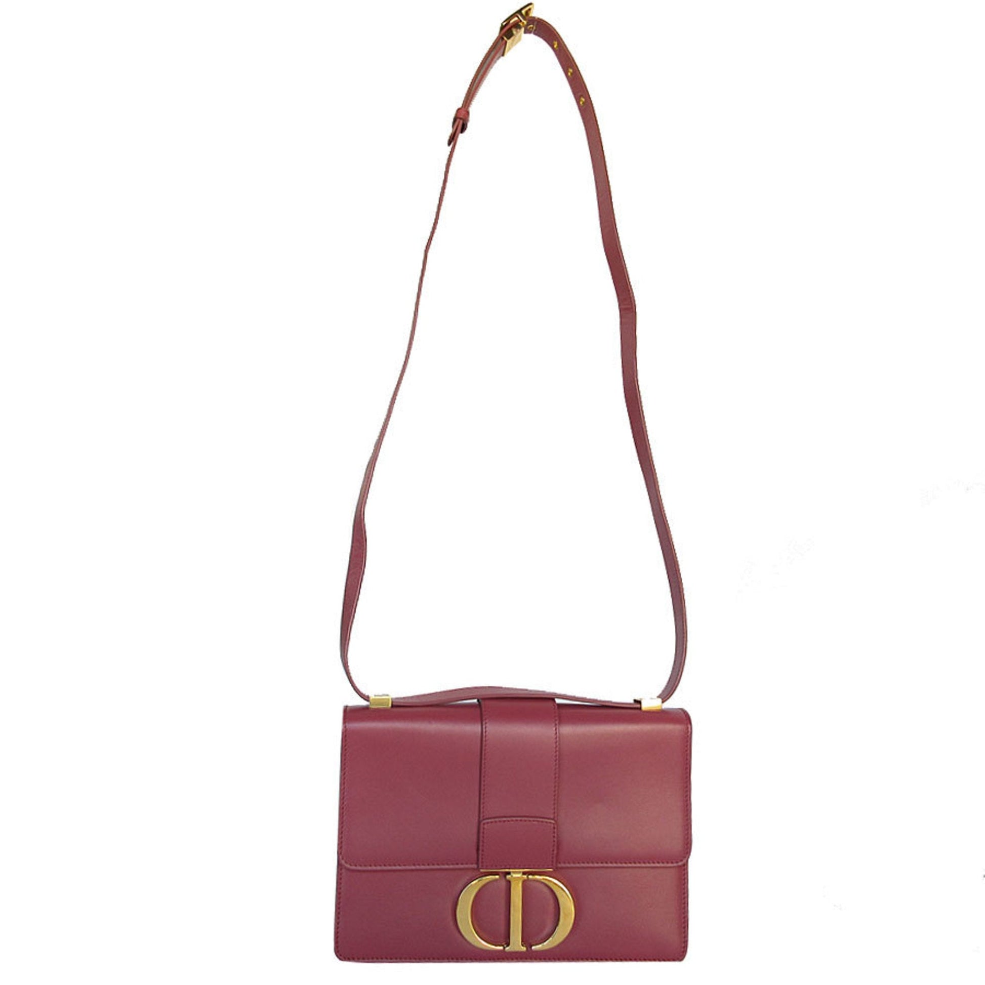Christian Dior Pink Leather Shoulder Bag  