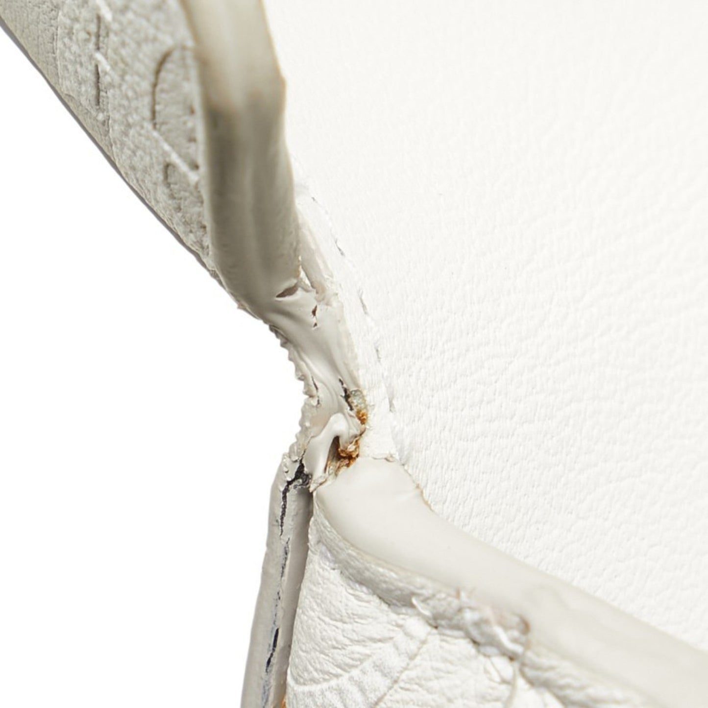 Christian Dior White Leather Saddle Bag Shoulder Bag  