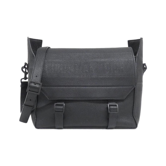 Christian Dior Black Leather Shoulder Bag  