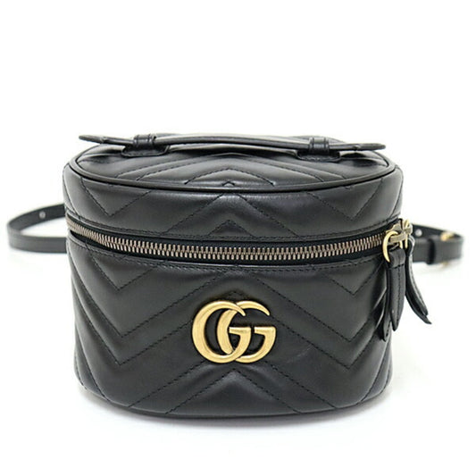 Gucci GG Marmont Black Quilted Handbag