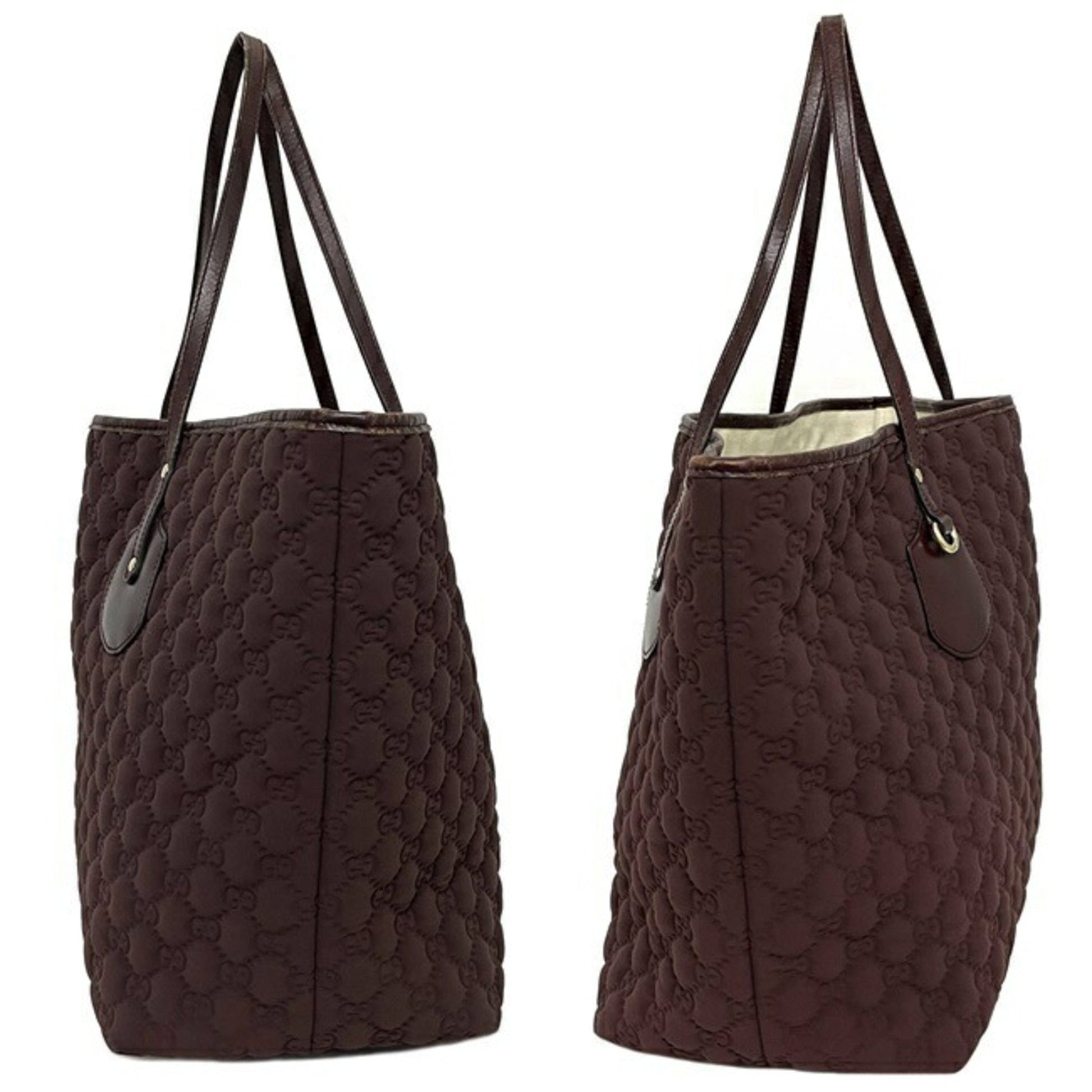 Gucci Red Canvas Nylon Tote
