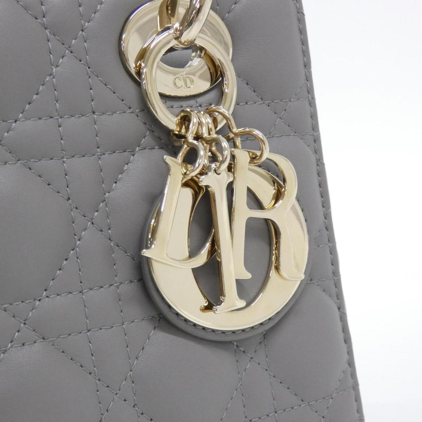 Christian Dior Gold Leather Handbag  