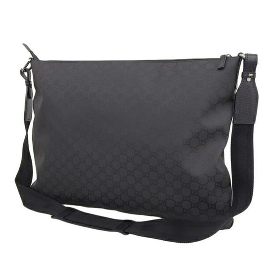 Gucci Nylon Leather Shoulder Bag