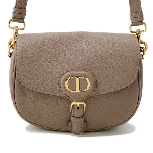 Christian Dior Grayish Leather Shoulder Bag  