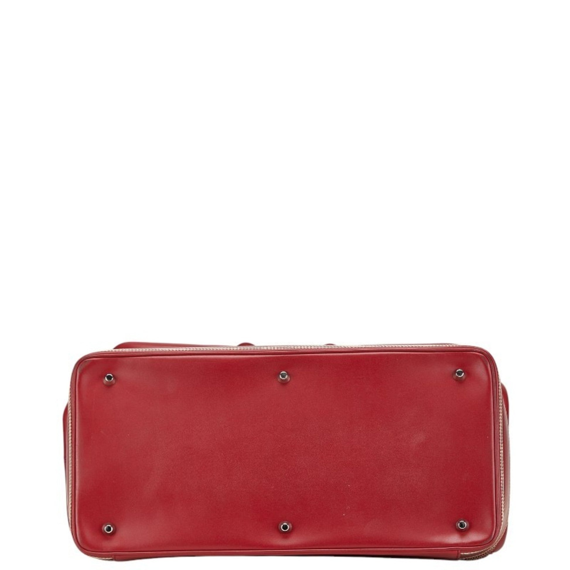 Christian Dior Red Color Leather Handbag  