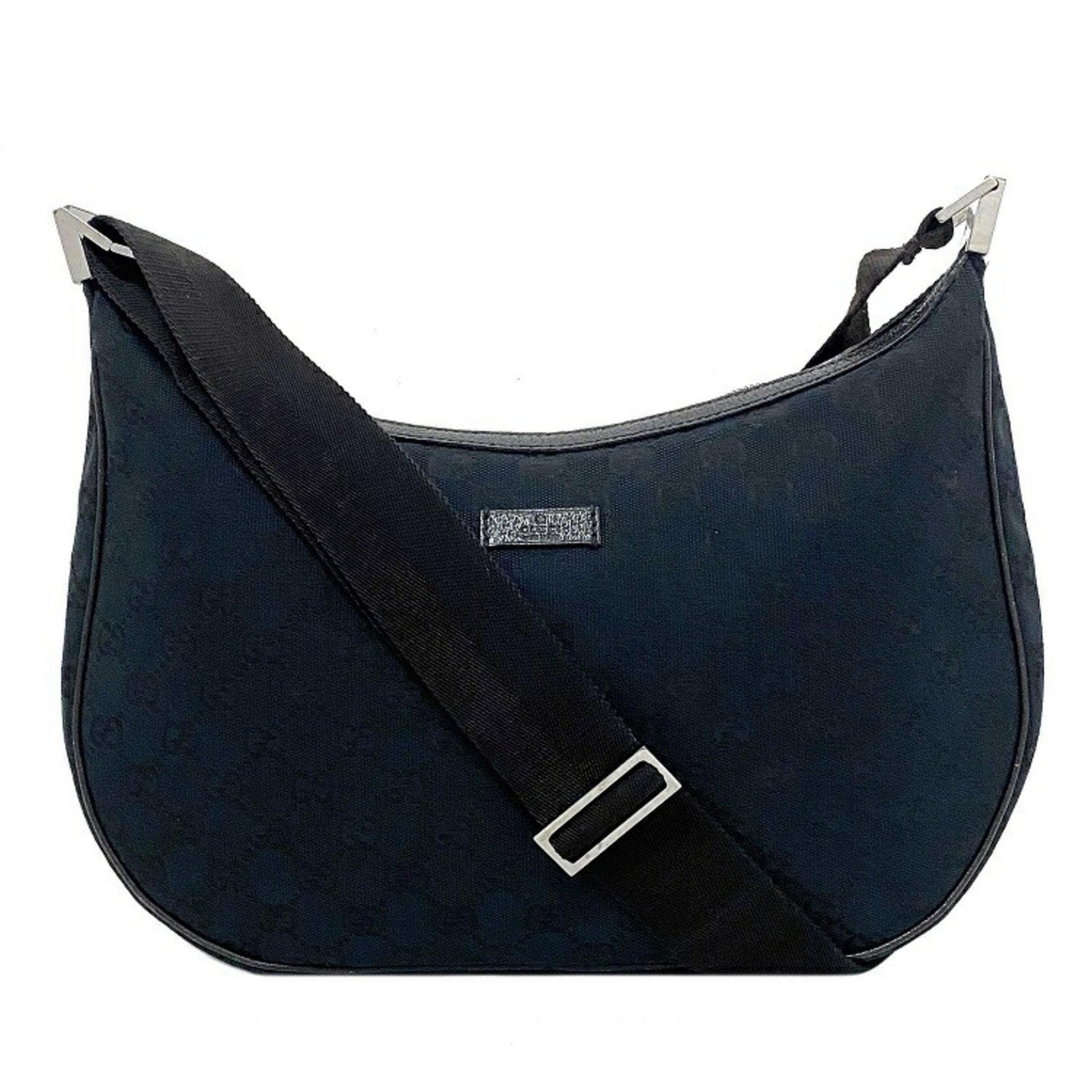 Gucci Lou Leather Canvas Crossbody