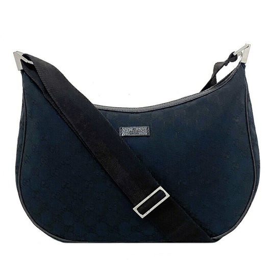 Gucci Lou Leather Canvas Crossbody