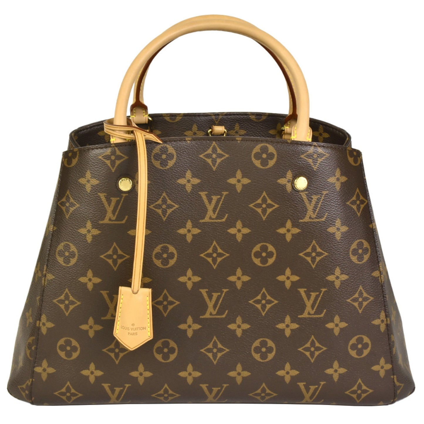 LOUIS VUITTON Montaigne MM Handbag Shoulder Bag Monogram Canvas M41056