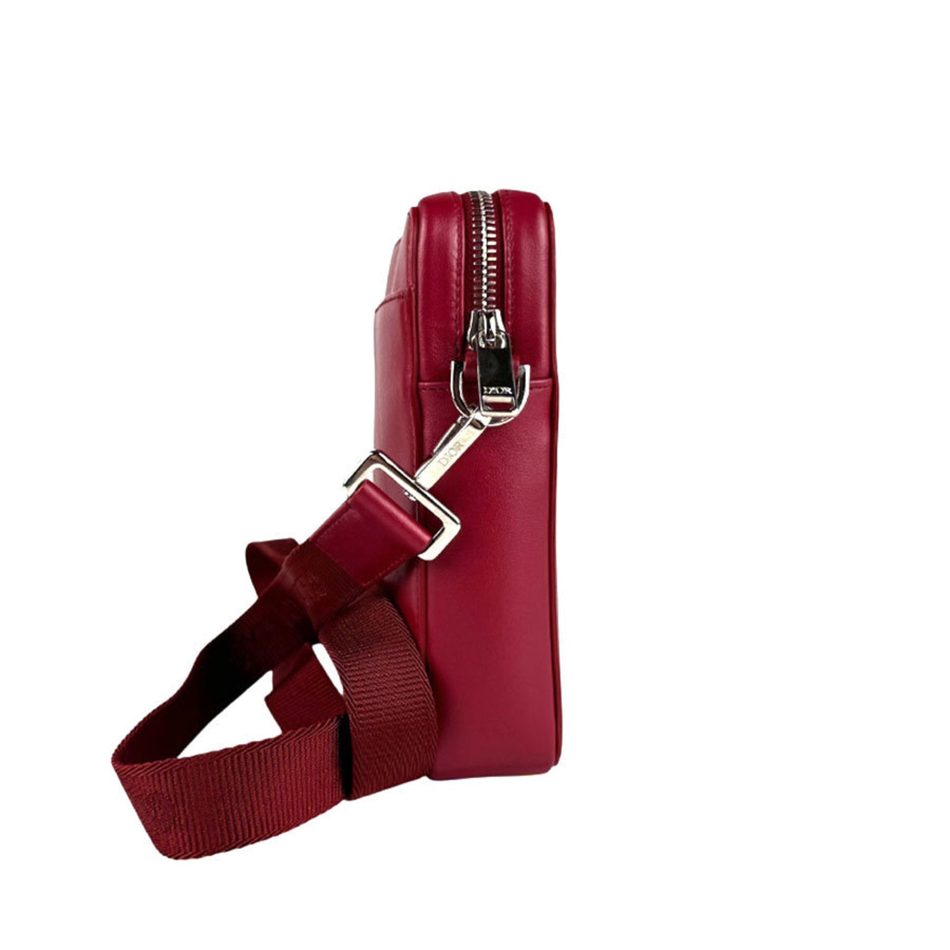 Christian Dior Red Color Leather Shoulder Bag  