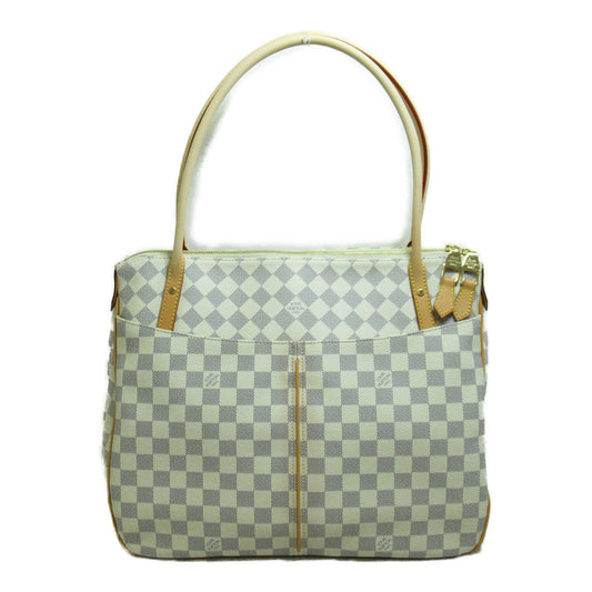 LOUIS VUITTON Figueri GM Beige Damier Azur PVC coated canvas N41175