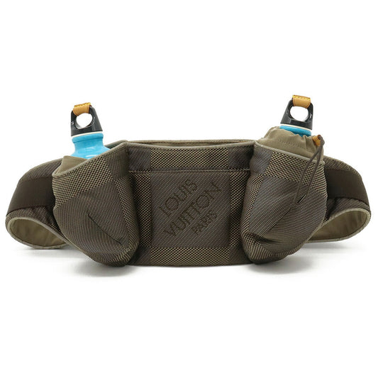 LOUIS VUITTON Damierjean Suntulle Jogging Waist Bag Body Tail Khaki M93211