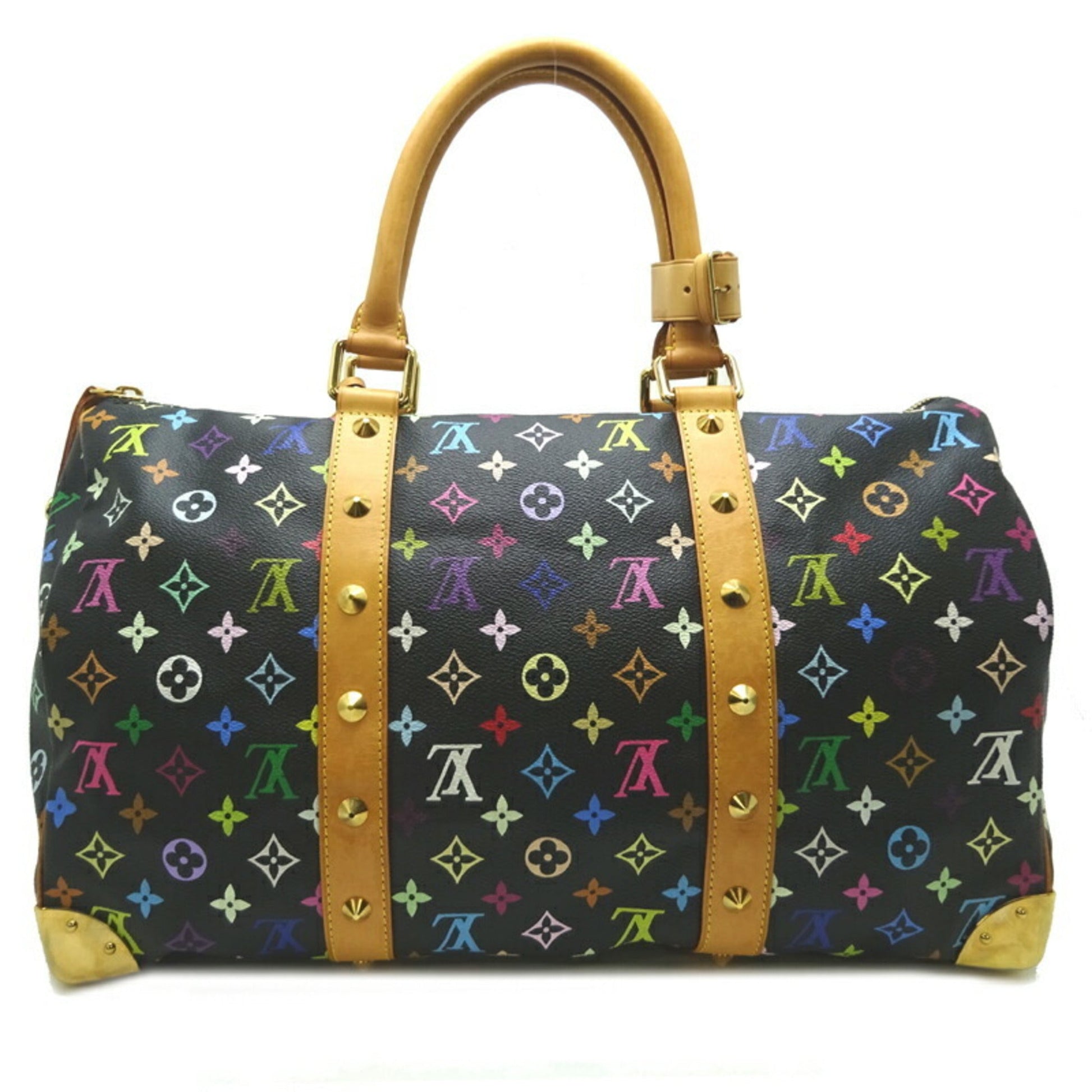 LOUIS VUITTON Keepall 45 Women's/Men's Boston Bag Monogram Multicolor Noir