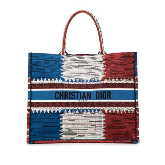 Christian Dior Multi-Color Canvas Tote Bag  