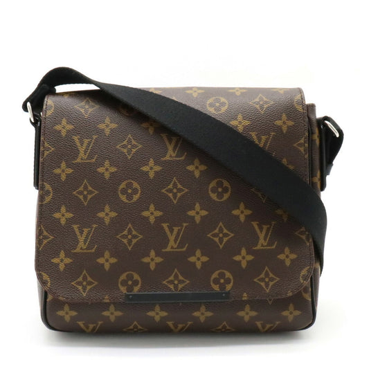 LOUIS VUITTON Monogram Macassar District PM Shoulder Bag M40935