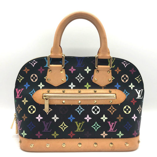 LOUIS VUITTON Handbag Alma PM Monogram Multicolor Black M92646