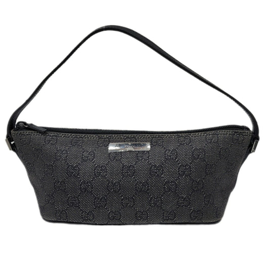 Gucci Leather Canvas Clutch