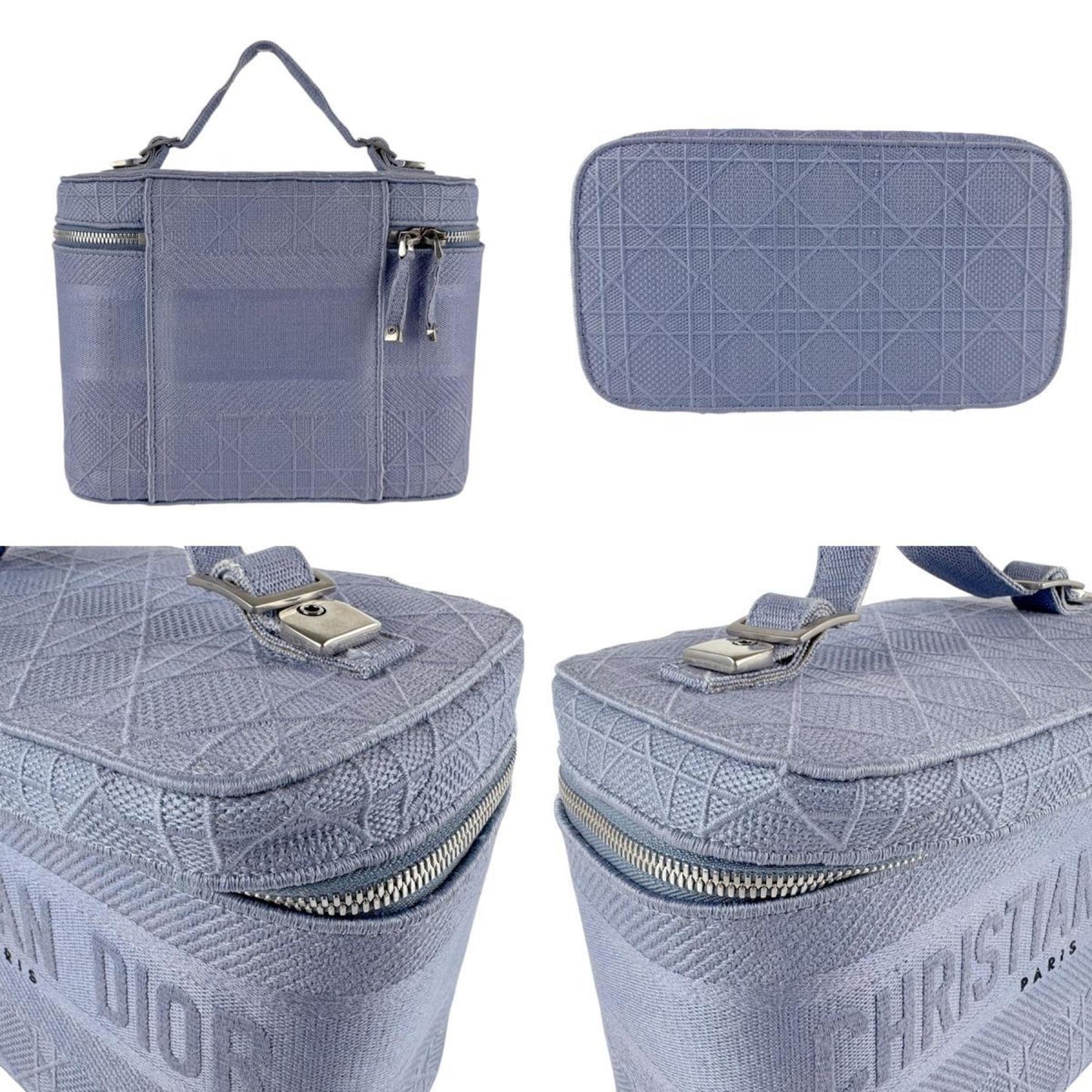 Christian Dior Blue Canvas Handbag  