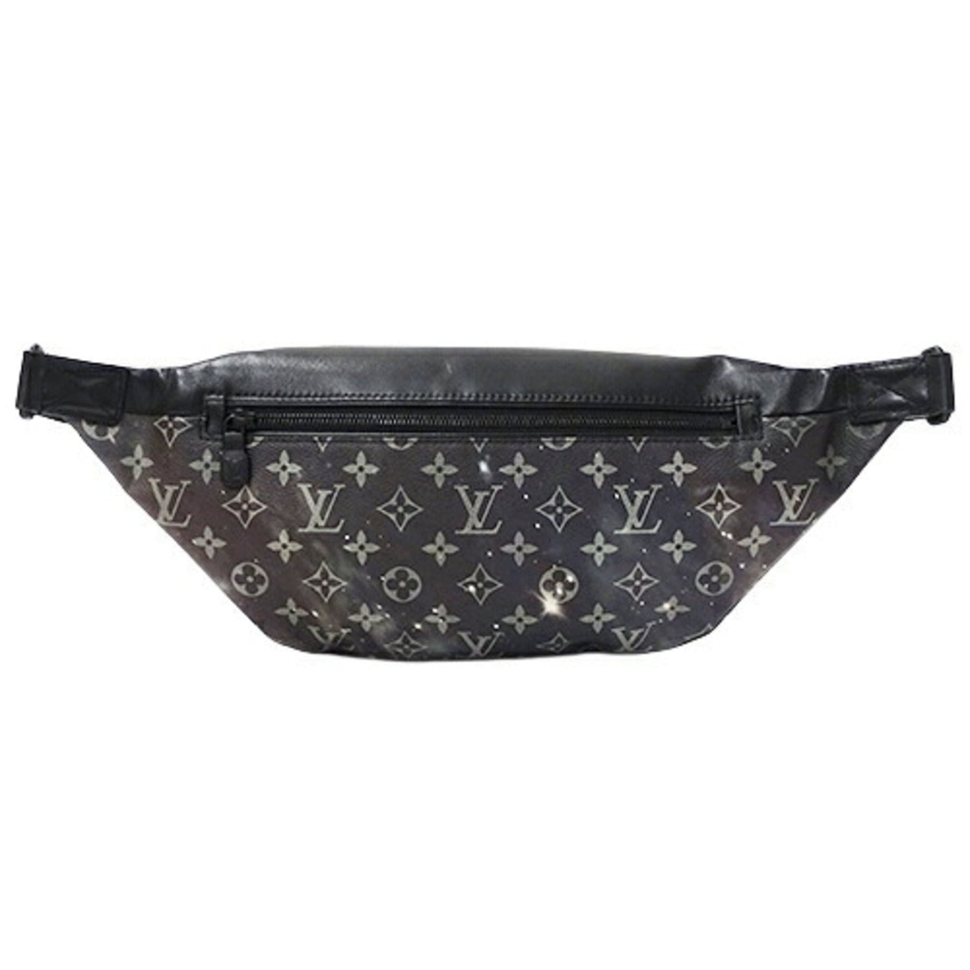 LOUIS VUITTON Bag Monogram Galaxy Men's Body Waist Discovery Bum Black Space