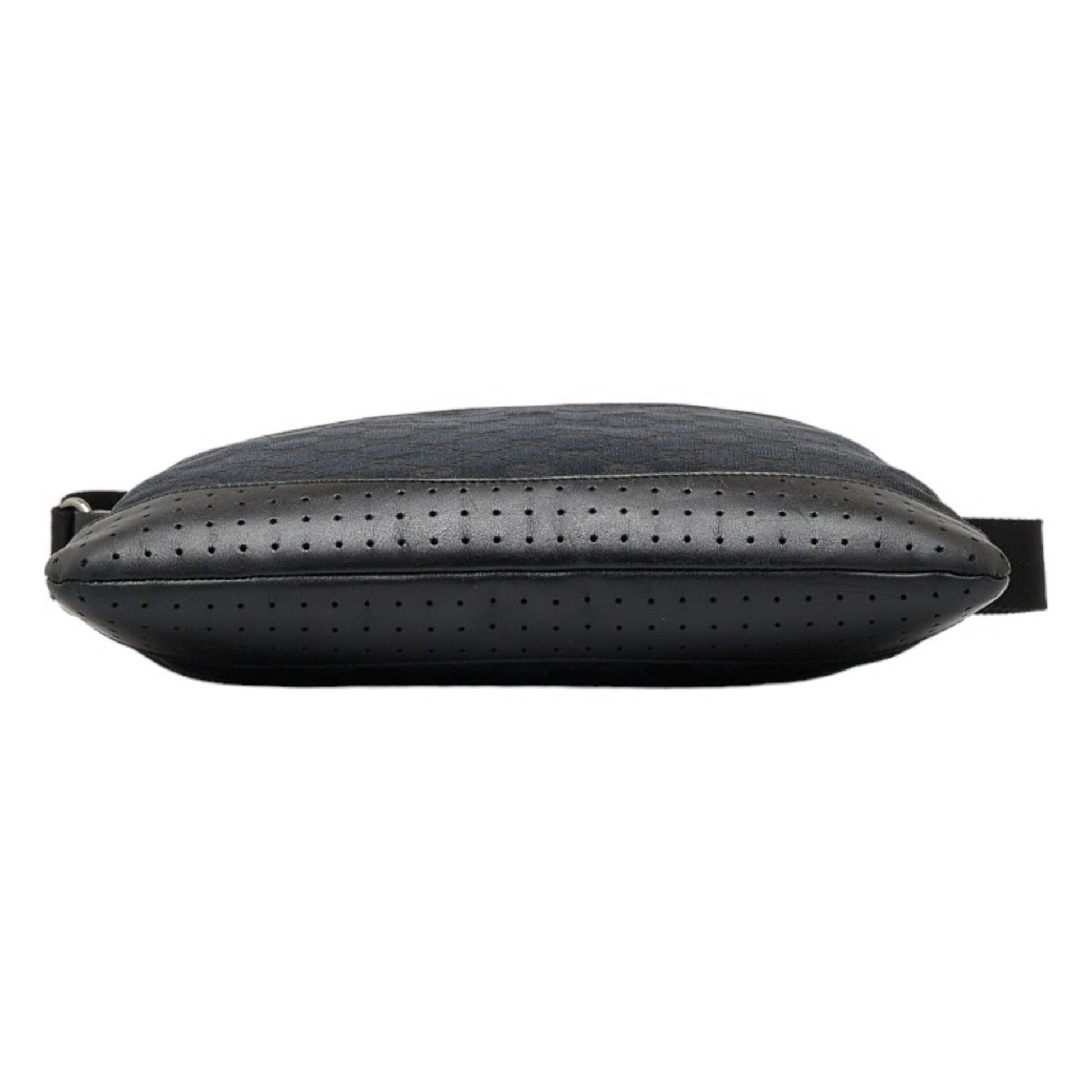 Gucci Leather Canvas Shoulder Bag