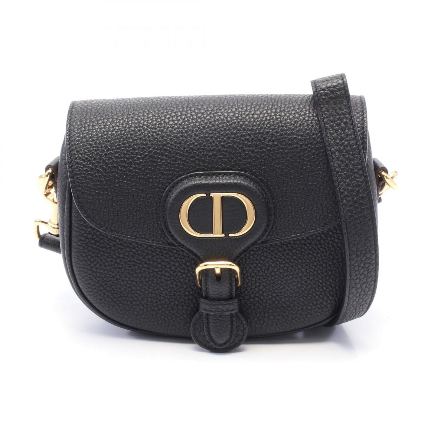 Christian Dior Black Leather Shoulder Bag  