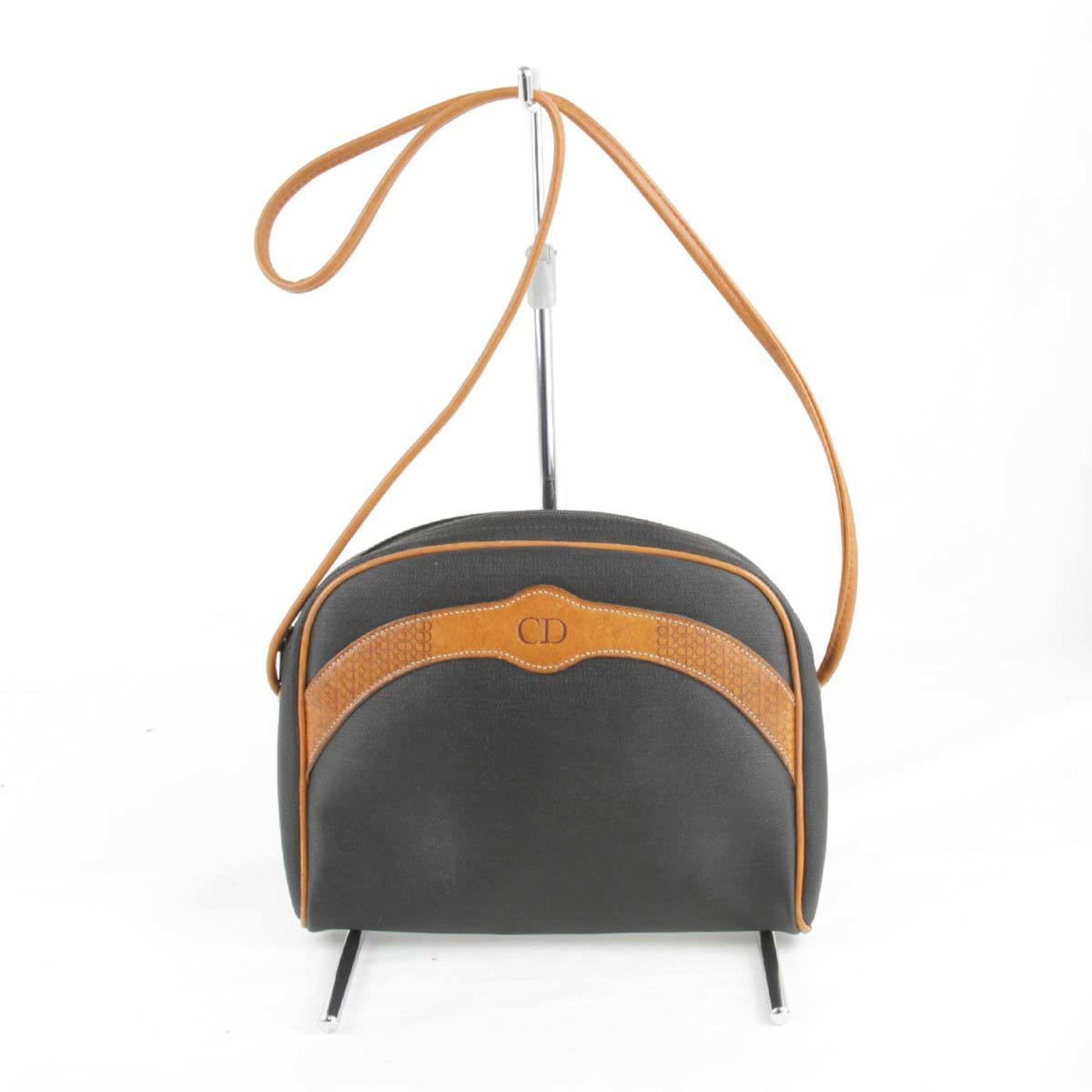 Christian Dior Black Pvc Shoulder Bag  