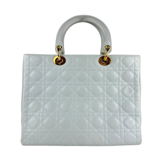 Christian Dior Light Blue Leather Handbag Shoulder Bag  