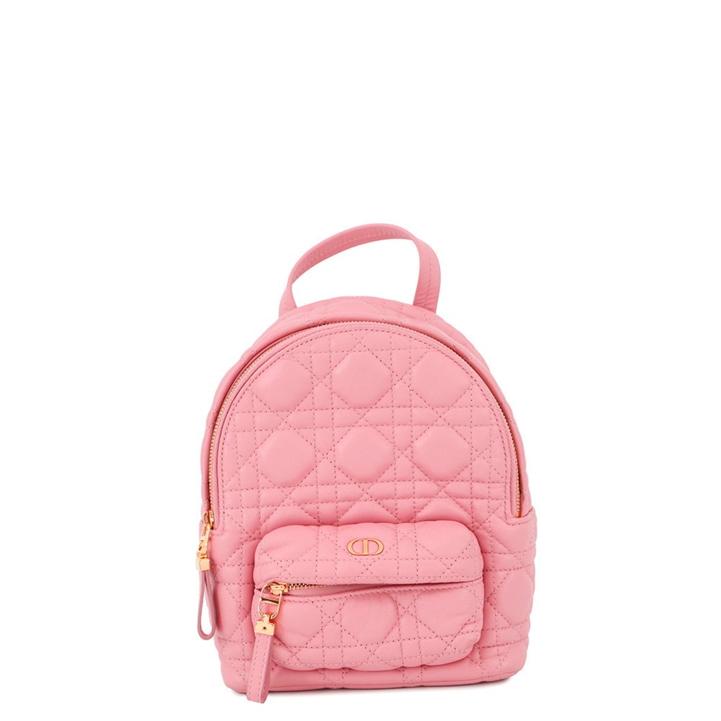 Christian Dior Pink Leather Backpack  