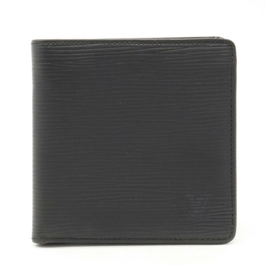 LOUIS VUITTON Epi Portefeuille Marco Bifold Wallet Soft Leather Noir Black M63652