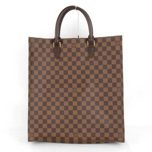 LOUIS VUITTON Damier Sac Pla N51140 Handbag PVC Coated Canvas Ebene Women's